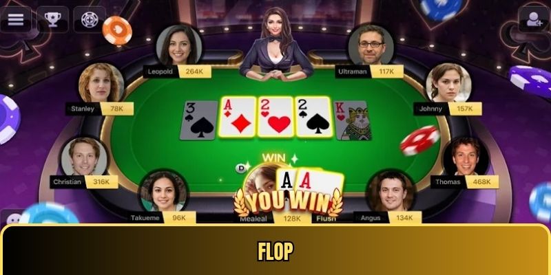 Cách chơi Poker vòng Flop