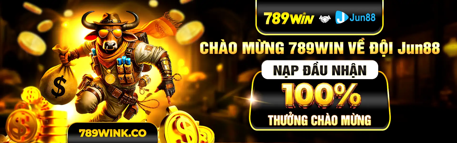 Chào Mừng 789win Về Đội JUN88 – Nạp đầu nhận 100%